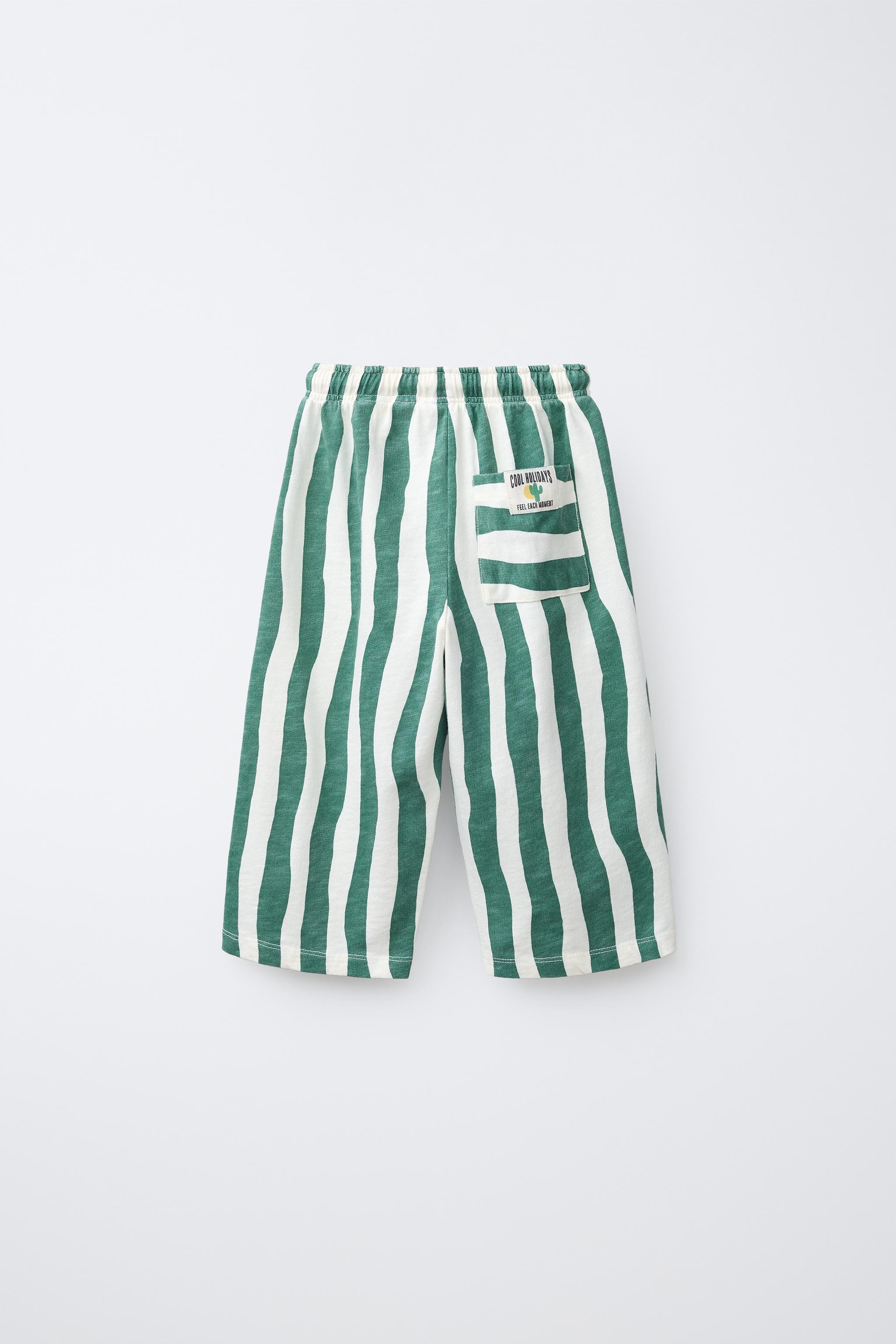 WAVE STRIPED PANTS